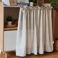 thumbnail image 2 of Wardrobe privacy curtain, curtain under the sink, bookshelf short curtain, country style window curtain privacy door curtain for shelves, windows, living room, 2 of 7