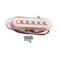 thumbnail image 3 of Pastilla de guitarra de bobina simple, pieza de metal para guitarra eléctrica, reemplaza la pastilla del puente del mástil. Cuello, 3 of 9