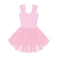 thumbnail image 3 of Kvysinly Kids Sleeveless Ballet Dance Tutu Dress Leotard for Little Girls Figure Ice Skating Birthday Pink 14, 3 of 7