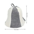 thumbnail image 2 of MERRYHAPY 3Pcs Bath Sauna Hats Felt Material Thick Comfortable Protective Unisex Caps for Spa, 2 of 7