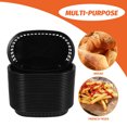 thumbnail image 3 of EXHUMKY 24Set Black Plastic Storage Baskets Fries Serving Basket Fast Food Baskets Snack Container Kitchen Use, 3 of 7