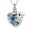 Blue-Rainbow, variant on Hummingbird Urn Necklace for Ashes with Crystal Cremation Jewelry w/Funnel Filler Keepsake Memory Jewelry for Women Memorial Keepsake Necklace of Loved One