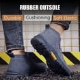 thumbnail image 6 of LAoutun Work Boots for Men Slip on Welding Steel Toe Boots Indestructible Grey, 6 of 6