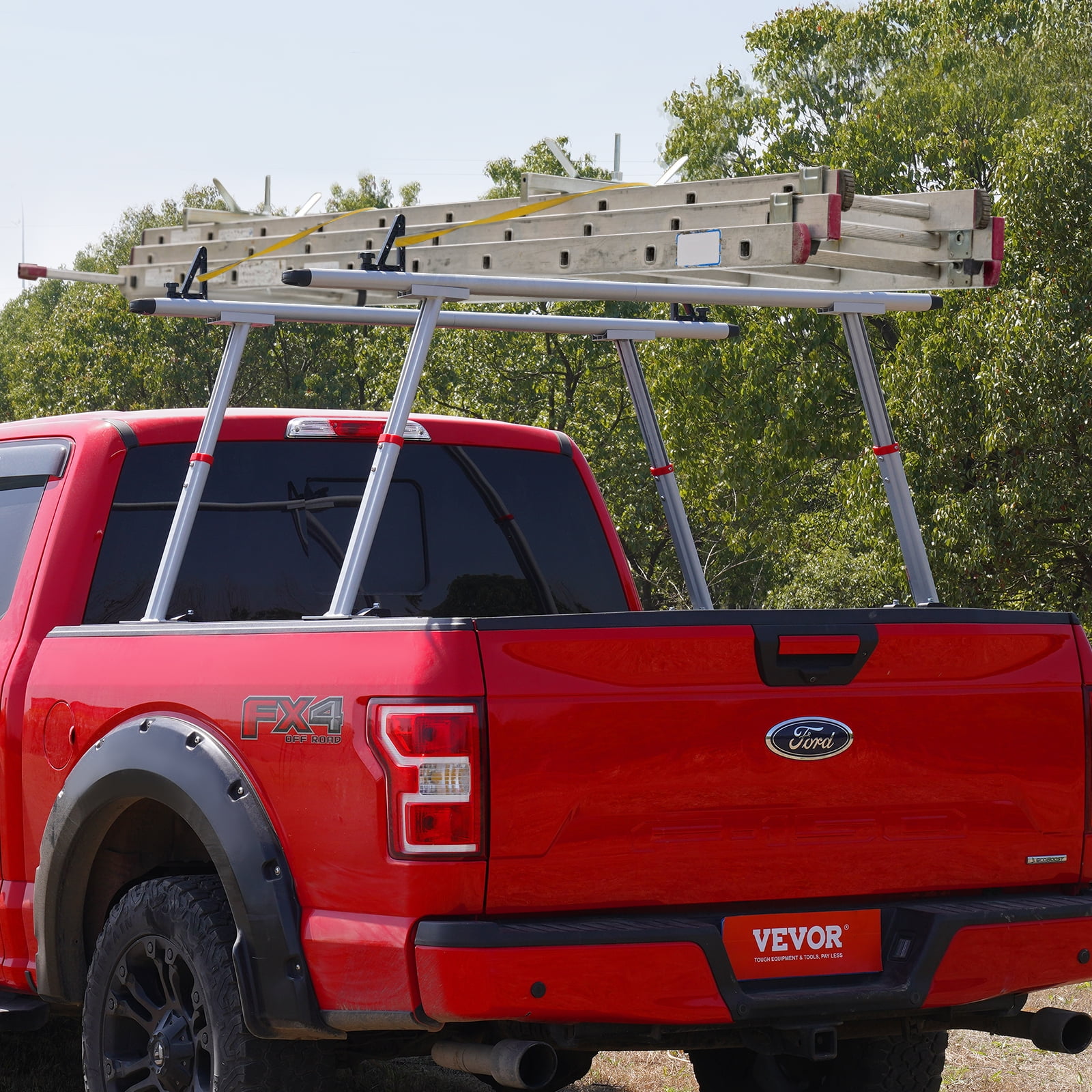 BENTISM Truck Rack Pick up Truck Ladder 17"29" Height 800 lbs Capacity for Kayak