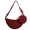 thumbnail image 1 of Bolso Mano Con Correa Ajustable para Mujer Bolso Media para Mujer (rojo), 1 of 9