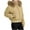 Khaki, variant on Wensltd Womens Winter Cotton-padded Jacket Medium Length Full Zip Hooded Jacket Soft Warm Coat Pocket
