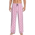 thumbnail image 1 of Fotbe Breast Cancer Awareness5 Pantalones de Pijama para Hombre, Pantalones de Dormir, Pantalones de Casa con Cintura Ajustable y Bolsillos-X-Large, 1 of 6