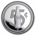 thumbnail image 2 of Coca-Cola® 5 cent Bottle 1 oz Silver Struck Round, 2 of 3