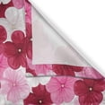thumbnail image 3 of Ambesonne Floral Kitchen Curtains, Blossom Common Mallow Flower, 55"x45", Pink Raspberry White, 3 of 3
