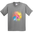 thumbnail image 3 of Inktastic Breast Cancer Awareness Ribbon Art Youth T-Shirt, 3 of 5