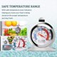 thumbnail image 3 of Papaba Freezer Thermometer,2Pcs Large Round Dial Kitchen Stainless Steel Freezer Refrigerator Thermometer, 3 of 7