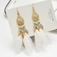 thumbnail image 3 of Adornos colgantes pendientes de plumas de viento étnicos exagerados, 3 of 5