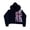 a-Black319, variant on FINALGANG Men's Hoodies Fashion Graphic Fuzzy Trim Hooded Sweatshirt Long Sleeve Zip Up Jacket For Casual Daily Outdoor Streetwear Cozy Sweatshirts