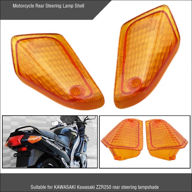 2 Pedazos Cubierto de Lámpara Atrás / Plástico Tapa de de Freno para Moto Luz Trasera para Moto Macarena Lente de luz de señal de giro