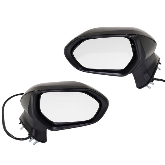 For Toyota Camry 2018 2019 Door Mirror Driver and Passenger Side | Pair | Power | Heated | Hybrid | w/Signal | Paint to Match | 8794006810, 8791506330C0 | TO1320367, TO1321367