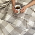 thumbnail image 3 of Farmhouse Living Buffalo Check Fringe Throw Blanket, 3 of 5