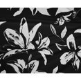 thumbnail image 4 of oneOone Polyester Spandex Black Fabric Leaves & Floral Sewing Material Print Fabric By The Yard 56 Inch Wide, 4 of 4