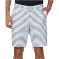 thumbnail image 1 of Nautica - Pantalones cortos chinos a rayas para hombre, color blanco, 36 Nautica chino, 1 of 1