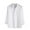 White, variant on Men's Linen Shirt Long Sleeved Standing Collar Button Up Shirt Fashionable Casual Shirt Top Blouse