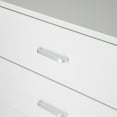 3Drawer Dresser, White Chester Drawer Bedside Nightstand for Bedroom