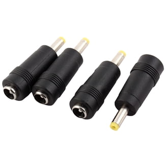 Uxcell 2-Pack DC Male Jack Connector – 6.3x3.0mm Solder Adapter For DIY Electronics & CCTV Projects