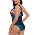 thumbnail image 4 of Honeii Sunshine Ocean Whale for women's one-piece swimsuit featuring a chic one-shoulder design experience elegance and style in the water-XX-Large, 4 of 6
