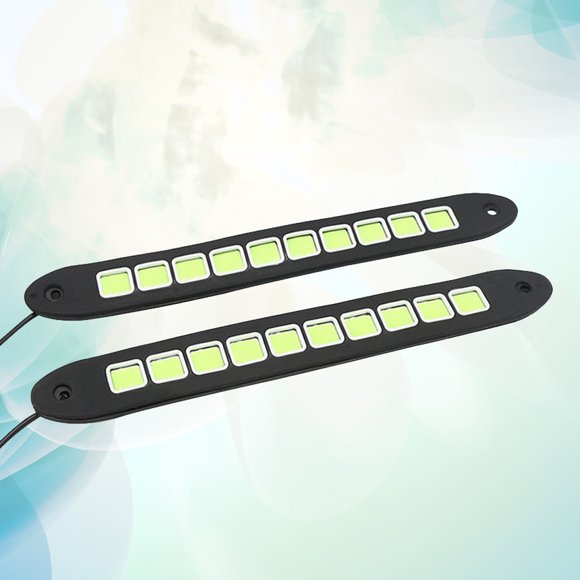 KONTONTY Front Lights for Cars 2Pcs with Color Temperature .04X1.26X0.20in