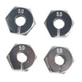 thumbnail image 3 of Esquirla 12mm Aluminum Wheel Hub Adaptor - 4 Pieces - RC Model Car Replacement Gray, 3 of 8