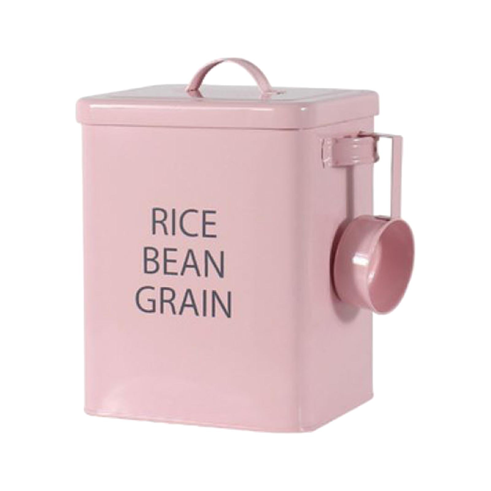 HuBee - Airtight Rice Storage/Pet Food Container With Measuring Cup - Pink  - ShopStyle Griddles & Grill Pans