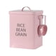 thumbnail image 2 of Cubo De Almacenamiento De Harina Y Cuchara Medidora Cubo De Arroz Para Frijoles Cereal Pink Sunnimix bote de arroz, 2 of 8