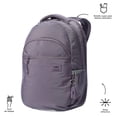 thumbnail image 3 of TOTTO Mochila Ergonómica Grande Porta Laptop 15.4 Repelente a Líquidos | Escuela - Oficina - Viaje | violeta M, 3 of 6