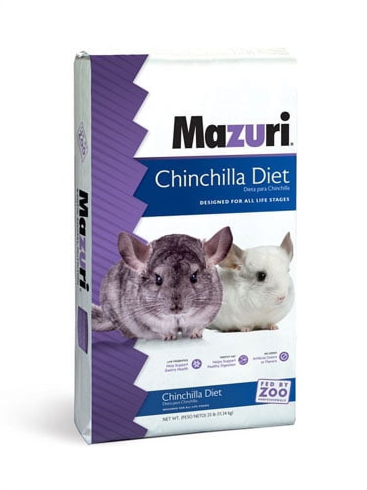 Mazuri Nutritionally Complete Chinchilla Food, 25 lbs