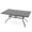 Black-63"x 38"x 28", variant on Anmutig Patio Dining Table for 6, Rectangle Outdoor Dining Table, 63"x 38"x 28"