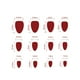 thumbnail image 3 of 24 uñas postizas con diseño de corazones rojos para San Valentín, para usar, para usar, para usar., 3 of 7