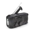 thumbnail image 1 of fastboy Radio Receiver Frequency Emergency LED Flashlight Alarm Power Bank Hiking Backpacking Multifunctional Phone Charger Speaker Black, 1 of 7