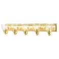 thumbnail image 1 of Livex Lighting Birmingham 5 Light Vanity Polished Brass Finish, 1 of 2