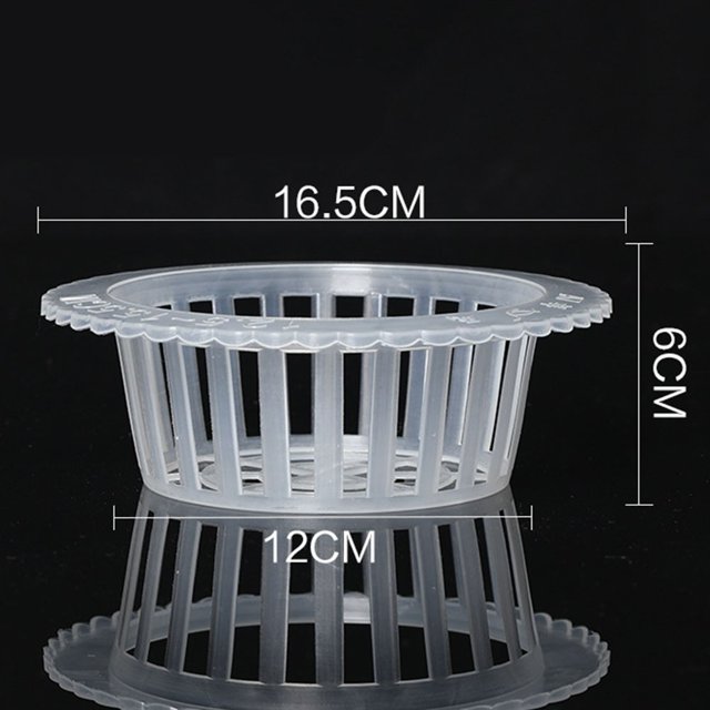 Pot en Maille Plastique Panier de Clonage Insert d'Aquarium Croissance des Plantes A7