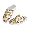 thumbnail image 2 of Balery Rubber Duck Chicken Bird Pattern Women's Fuzzy Memory Foam Slippers Fluffy Winter House Shoes Indoor and Outdoor-35/36, 2 of 7