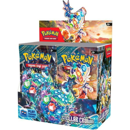 Pokemon Trading Card Game: Scarlet and Violet Stellar Crown Booster Box 36 Count