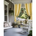 thumbnail image 4 of Outdoor Curtains for Patio, Yellow Ombre Waterproof Blackout Outside Curtain for Porch/Pergola/Gazebo, Modern Art Farmhouse Thermal Insulated Drapes for Cabana, 1 Panel, 54 x 95 Inch, 4 of 8