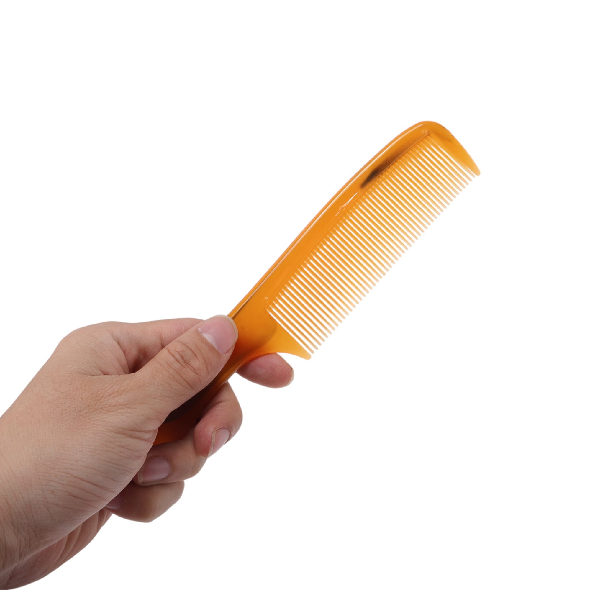 Unique Bargains 1 Piece Portable Tendon Comb for Curly Hair in Vibrant Orange Color
