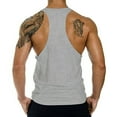 thumbnail image 3 of Mens Gym Clothing Bodybuilding Stringer Tank Top Muscle Vest, 3 of 7