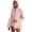 Pink, variant on Women's Jackets Lightweight Puffer Plus Size Nylon Hooded Cool Sun Protection Coat for Summer Travel