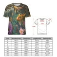 thumbnail image 2 of Lucky Koi Fish Lotus Leaf T Shirts Basic T-Shirt Short Sleeve Ladies Tee Shirt Summer Graphic Clothing, 2 of 6