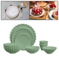 thumbnail image 1 of Accesorios de Cocina de Muñecas en Miniatura, 8 Uds., Pto 1/6, Bandeja para Servir, Vajil, Comida para Juego de Simución, Decoración, Verde Macarena plato de cocina de casa de muñecas, 1 of 8
