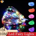 thumbnail image 2 of luces navidenas Luces LED de 10M 5M 3M 2M/decoración de fiesta de navidad en casa/luces de hadas estrelladas USB de pilas, 2 of 4
