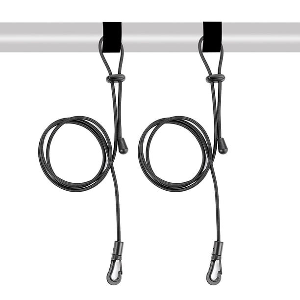 Laisse De Pagaie Pour Kayak 1,56m – Cordon Élastique – Mousqueton – Tissu Oxford – Anti-Perte Canne Et Matériel