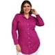 thumbnail image 1 of Blusa camisera Roman Fashion/Tallas Extras, 9512 (Magenta) fucsia oscuro 38 Roman Fashion BL-RF-9512-MAGENTA, 1 of 6