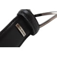 thumbnail image 3 of Miguel Bellido Classic Smooth Leather Belt - Black, 3 of 4