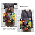 thumbnail image 6 of 16" Laptop Briefcase, Detachable Anti-Slip Shoulder Strap, Multi-Compartment Work Travel Bag Art Illustration Of A Zebra, 6 of 8